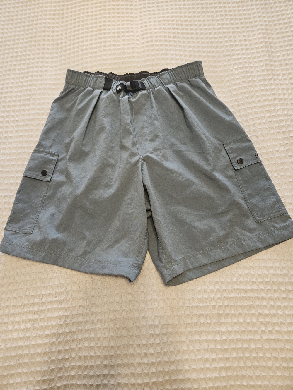 Nike ACG Mens Large Green Cargo Trail Shorts Lined Belted.